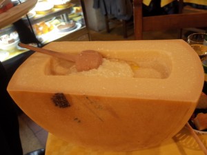 パルメザンチーズのリゾット｜イル・ボォッカローネ