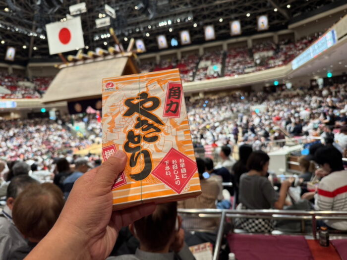 国技館のオリジナル焼き鳥