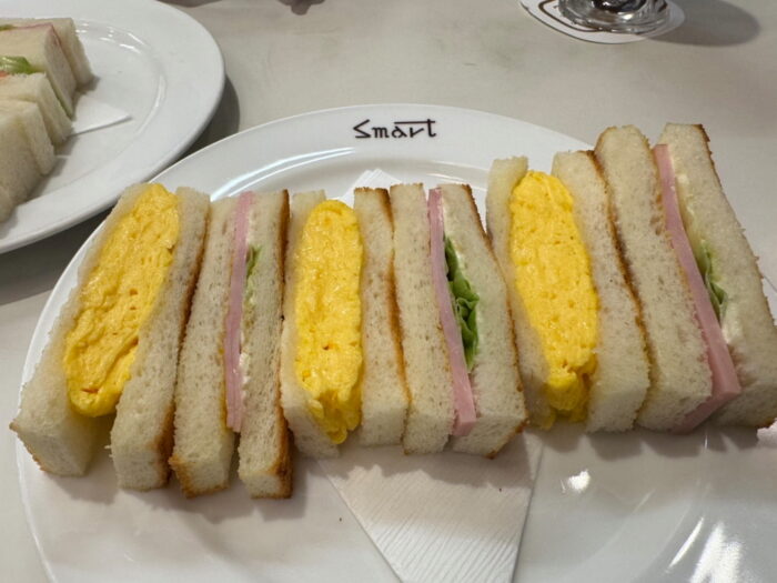 1932年創業の喫茶店のサンドイッチ