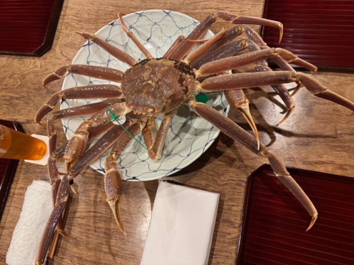 日本一の割烹で蟹尽くしを堪能する
