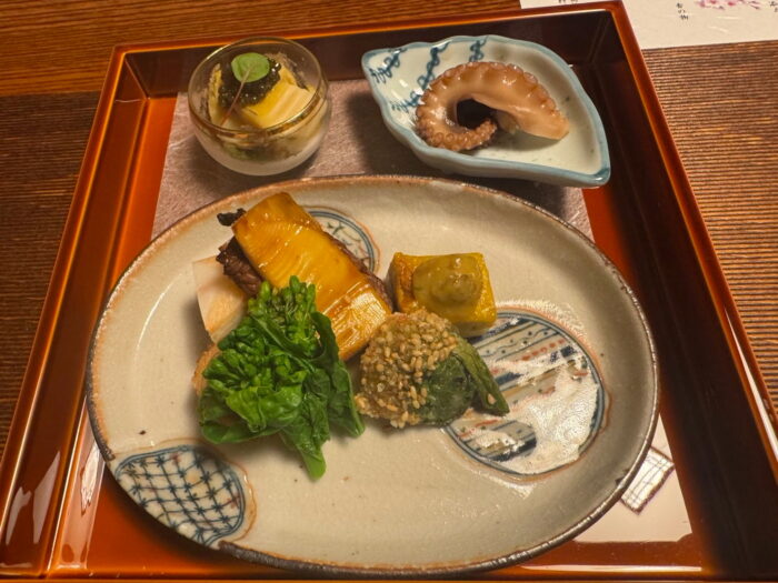 初めての保養用施設での会食