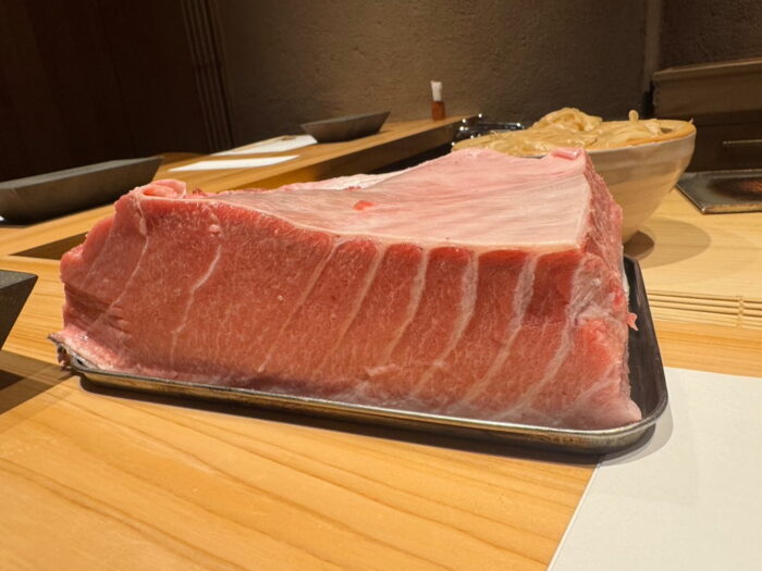 佐渡マグロ150Kgの握り!