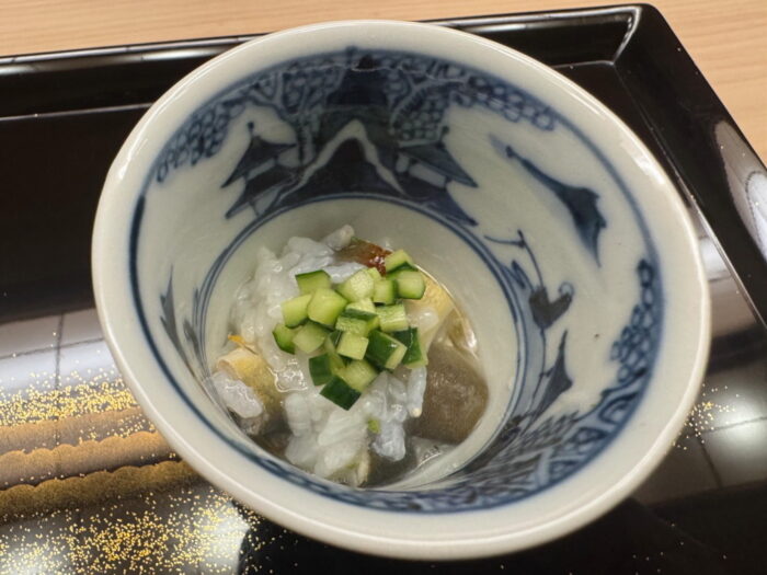 お料理で梅雨を感じさせてくれた割烹