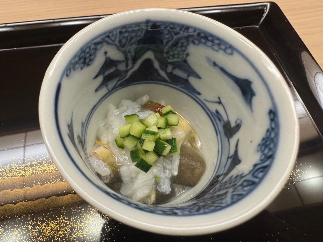 お料理で梅雨を感じさせてくれた割烹