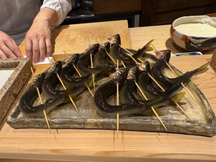 真夏の天ぷら屋さんは食材の宝庫